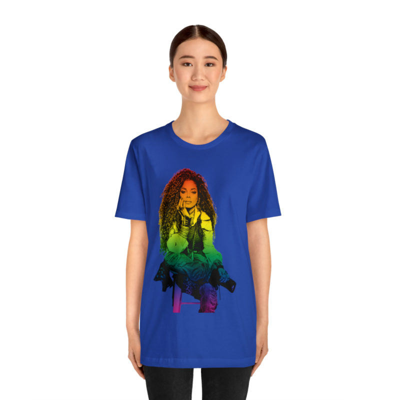Janet Jackson LGBTQ PRIDE Unisex Jersey Short Sleeve Tee - Image 63