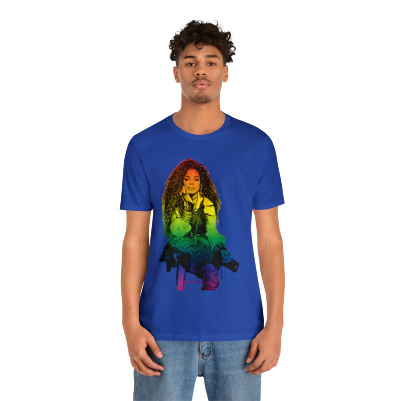 Janet Jackson LGBTQ PRIDE Unisex Jersey Short Sleeve Tee - Image 64