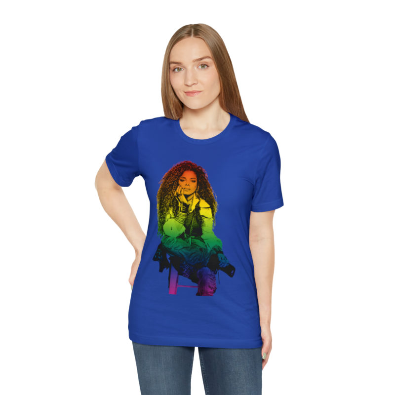 Janet Jackson LGBTQ PRIDE Unisex Jersey Short Sleeve Tee - Image 65