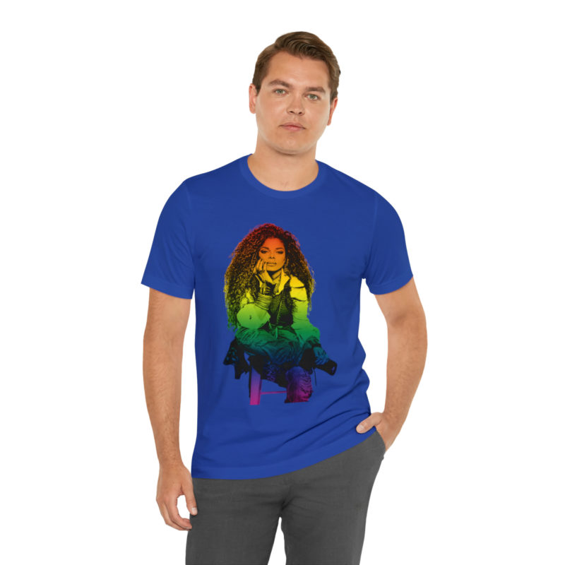 Janet Jackson LGBTQ PRIDE Unisex Jersey Short Sleeve Tee - Image 66