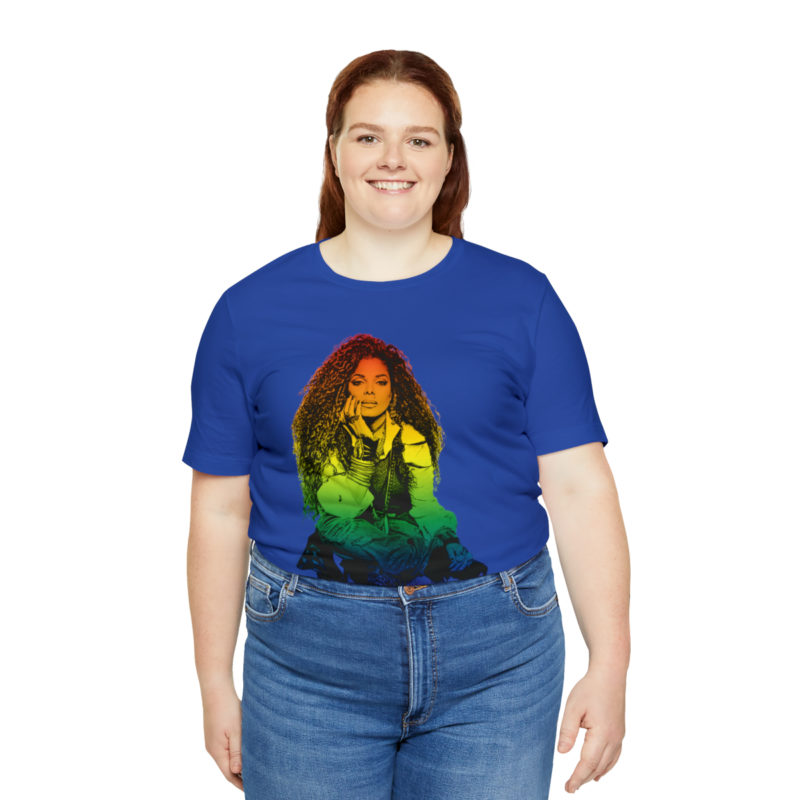 Janet Jackson LGBTQ PRIDE Unisex Jersey Short Sleeve Tee - Image 67