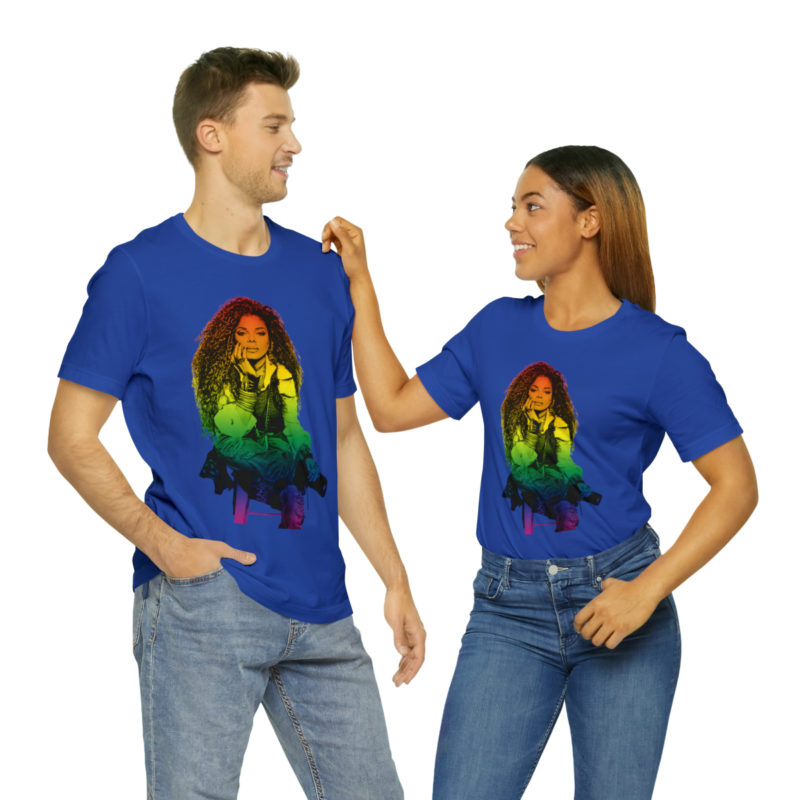Janet Jackson LGBTQ PRIDE Unisex Jersey Short Sleeve Tee - Image 70