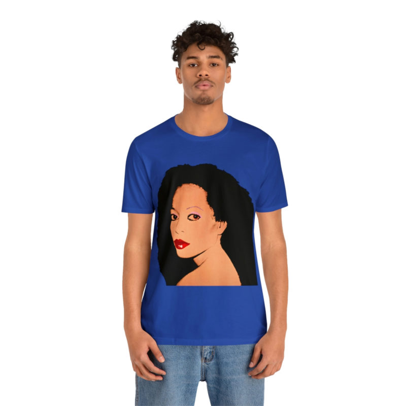 Diana Ross Silk Electric Cover Unisex Tee | Multiple Colors and Sizes | Diana Ross Warhol Art T-Shirt - Image 53