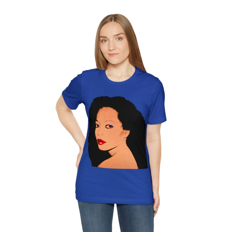 Diana Ross Silk Electric Cover Unisex Tee | Multiple Colors and Sizes | Diana Ross Warhol Art T-Shirt - Image 54