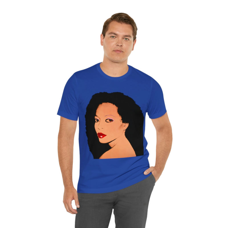 Diana Ross Silk Electric Cover Unisex Tee | Multiple Colors and Sizes | Diana Ross Warhol Art T-Shirt - Image 55