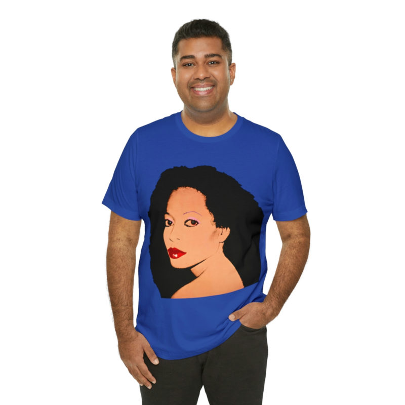 Diana Ross Silk Electric Cover Unisex Tee | Multiple Colors and Sizes | Diana Ross Warhol Art T-Shirt - Image 57