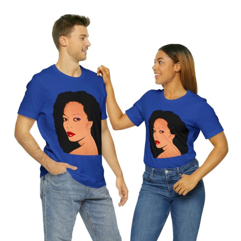 Diana Ross Silk Electric Cover Unisex Tee | Multiple Colors and Sizes | Diana Ross Warhol Art T-Shirt - Image 58