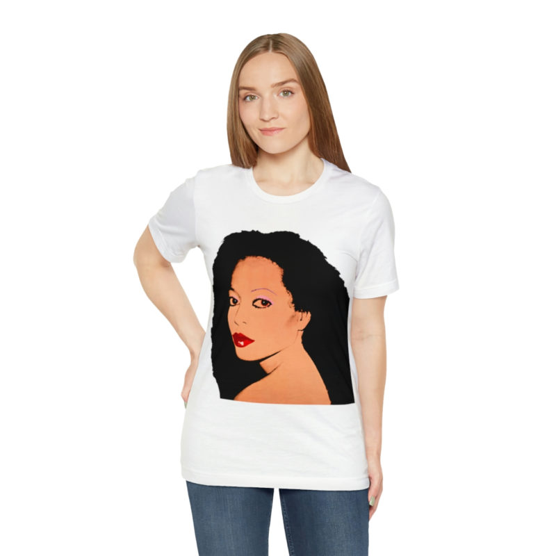 Diana Ross Silk Electric Cover Unisex Tee | Multiple Colors and Sizes | Diana Ross Warhol Art T-Shirt - Image 18