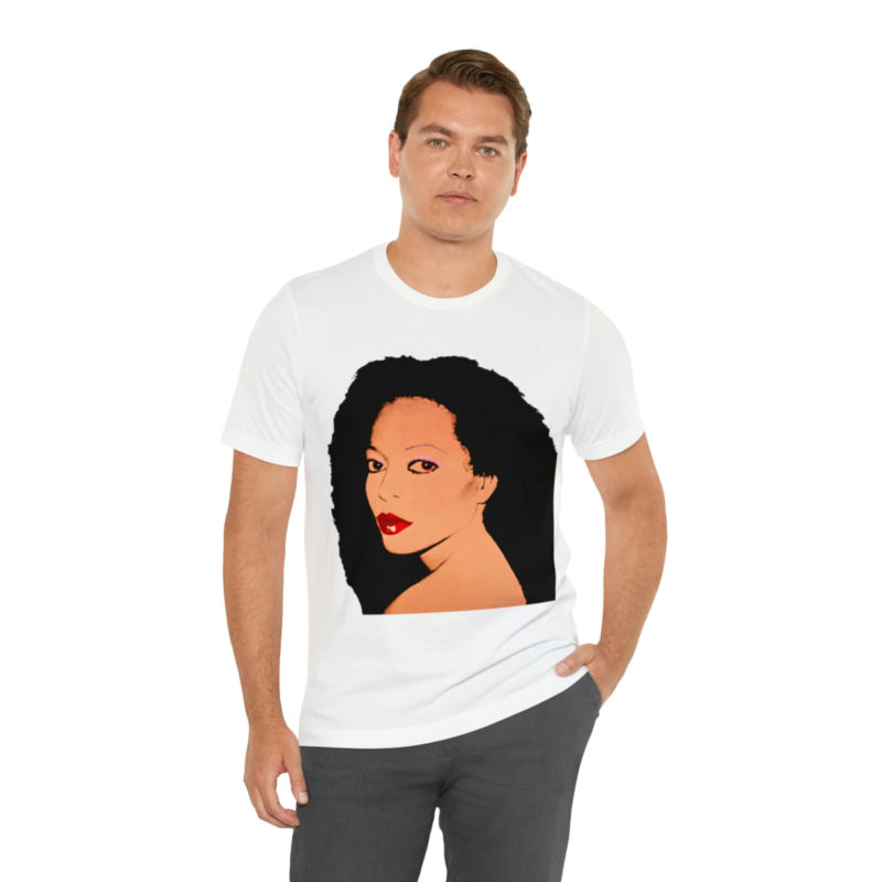 Diana Ross Silk Electric Cover Unisex Tee | Multiple Colors and Sizes | Diana Ross Warhol Art T-Shirt - Image 19