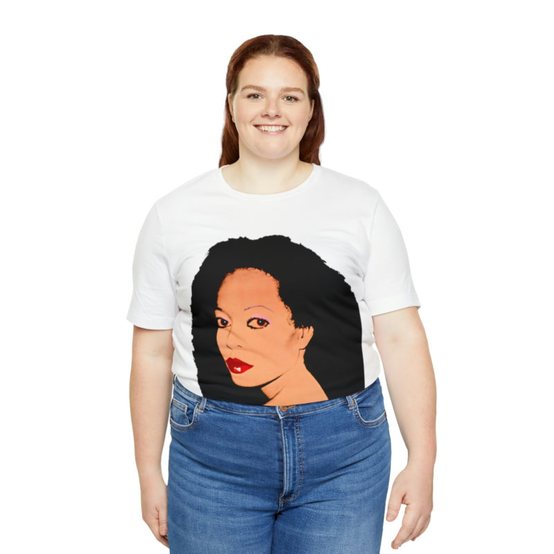 Diana Ross Silk Electric Cover Unisex Tee | Multiple Colors and Sizes | Diana Ross Warhol Art T-Shirt - Image 20