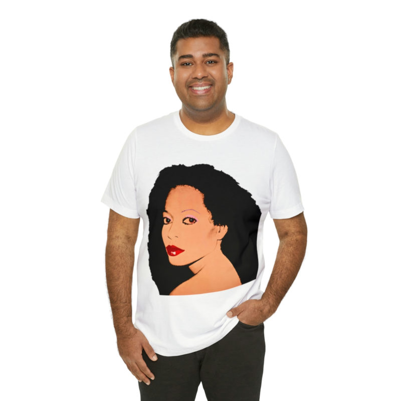 Diana Ross Silk Electric Cover Unisex Tee | Multiple Colors and Sizes | Diana Ross Warhol Art T-Shirt - Image 21