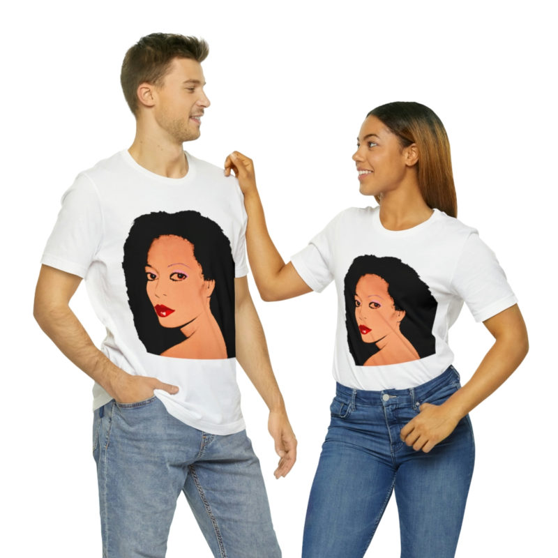 Diana Ross Silk Electric Cover Unisex Tee | Multiple Colors and Sizes | Diana Ross Warhol Art T-Shirt - Image 22