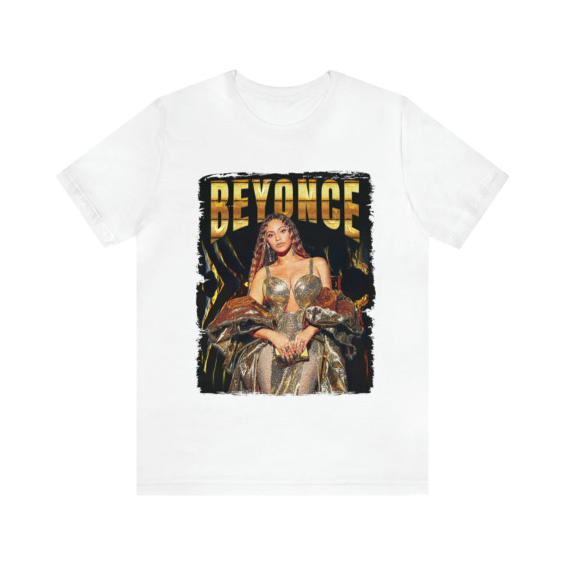 Beyonce Gold Unisex Jersey Short Sleeve Tour T-Shirt - Image 14
