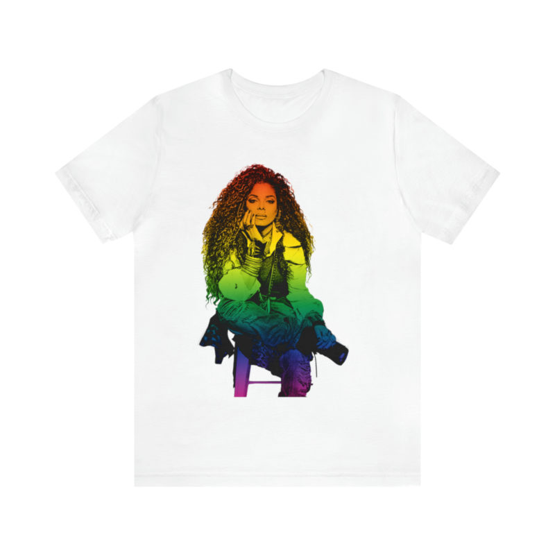 Janet Jackson LGBTQ PRIDE Unisex Jersey Short Sleeve Tee - Image 13