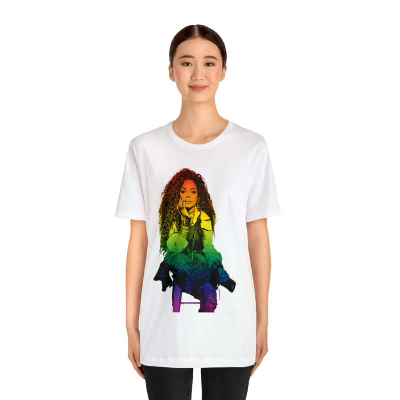 Janet Jackson LGBTQ PRIDE Unisex Jersey Short Sleeve Tee - Image 15