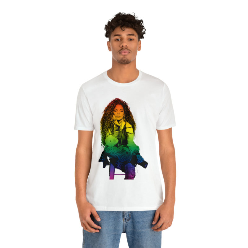 Janet Jackson LGBTQ PRIDE Unisex Jersey Short Sleeve Tee - Image 16