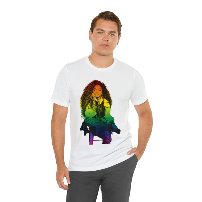 Janet Jackson LGBTQ PRIDE Unisex Jersey Short Sleeve Tee - Image 18