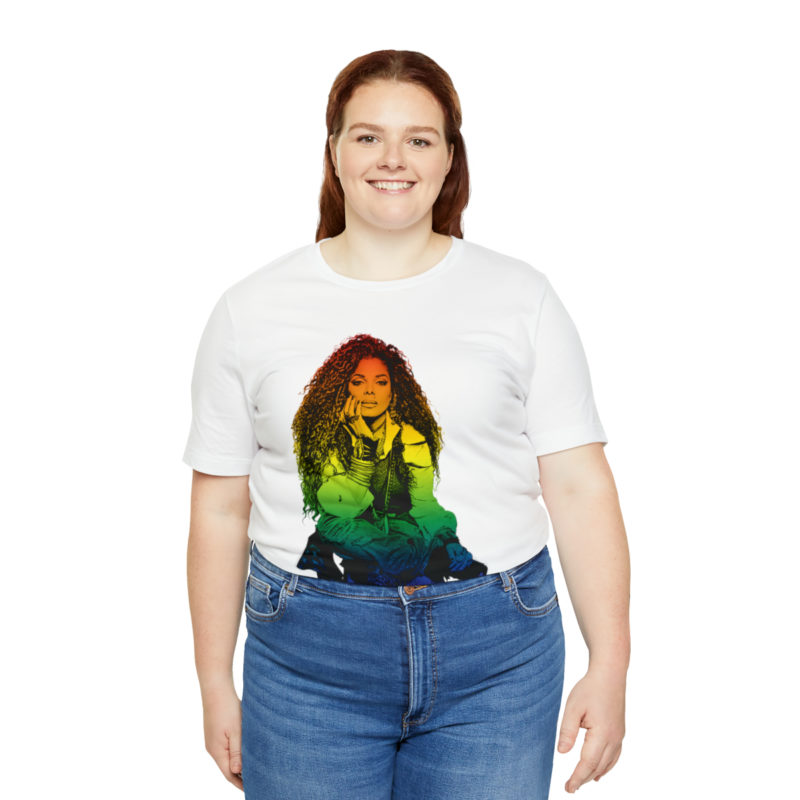 Janet Jackson LGBTQ PRIDE Unisex Jersey Short Sleeve Tee - Image 19