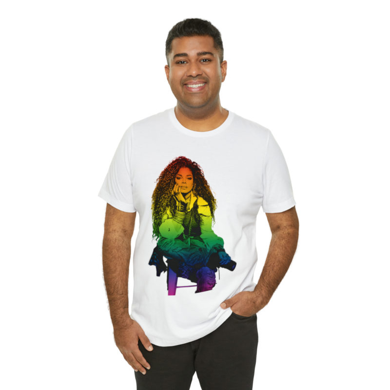 Janet Jackson LGBTQ PRIDE Unisex Jersey Short Sleeve Tee - Image 20