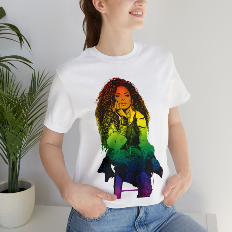 Janet Jackson LGBTQ PRIDE Unisex Jersey Short Sleeve Tee - Image 21