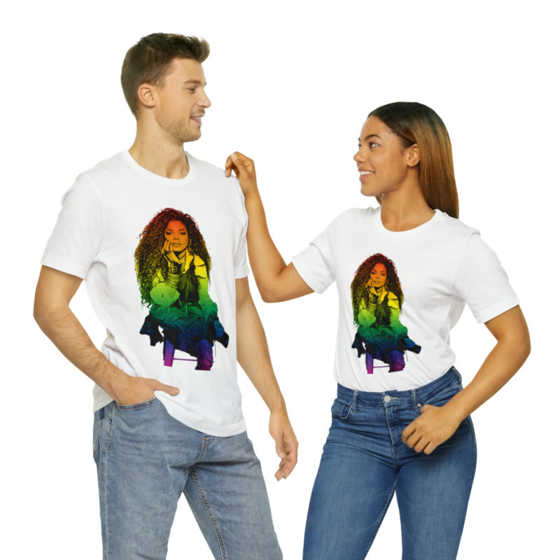 Janet Jackson LGBTQ PRIDE Unisex Jersey Short Sleeve Tee - Image 22