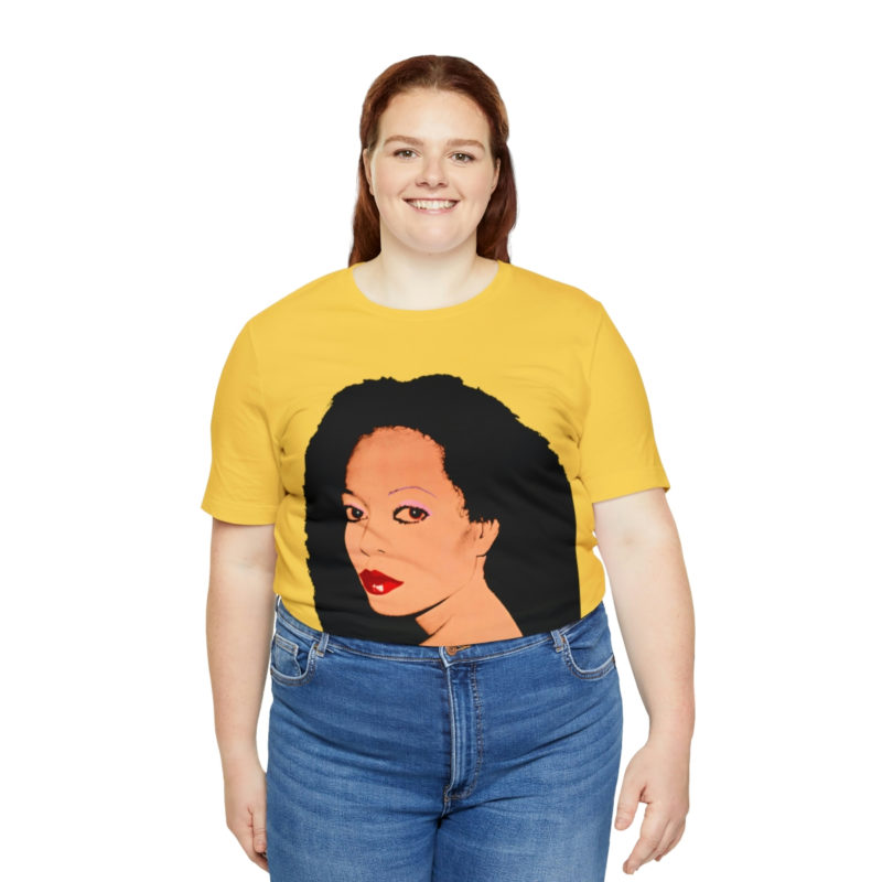 Diana Ross Silk Electric Cover Unisex Tee | Multiple Colors and Sizes | Diana Ross Warhol Art T-Shirt - Image 32