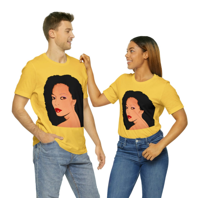Diana Ross Silk Electric Cover Unisex Tee | Multiple Colors and Sizes | Diana Ross Warhol Art T-Shirt - Image 34