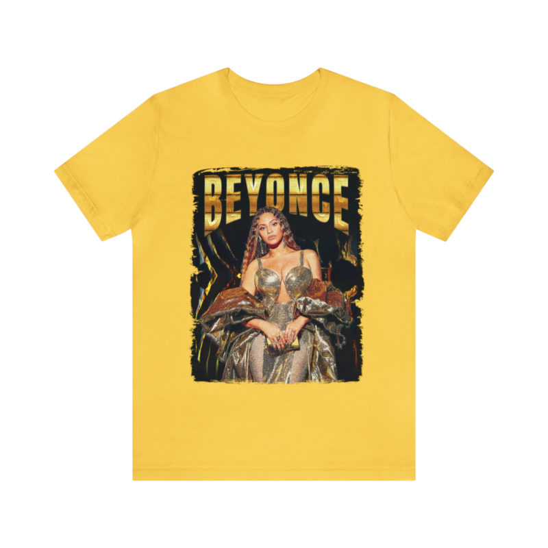 Beyonce Gold Unisex Jersey Short Sleeve Tour T-Shirt - Image 38
