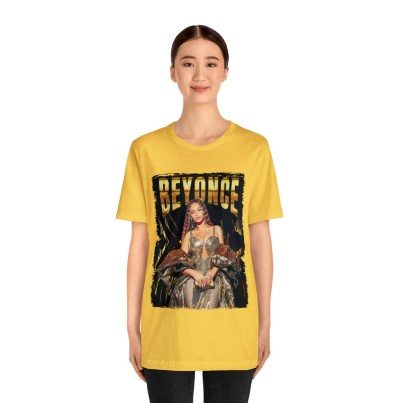 Beyonce Gold Unisex Jersey Short Sleeve Tour T-Shirt - Image 40