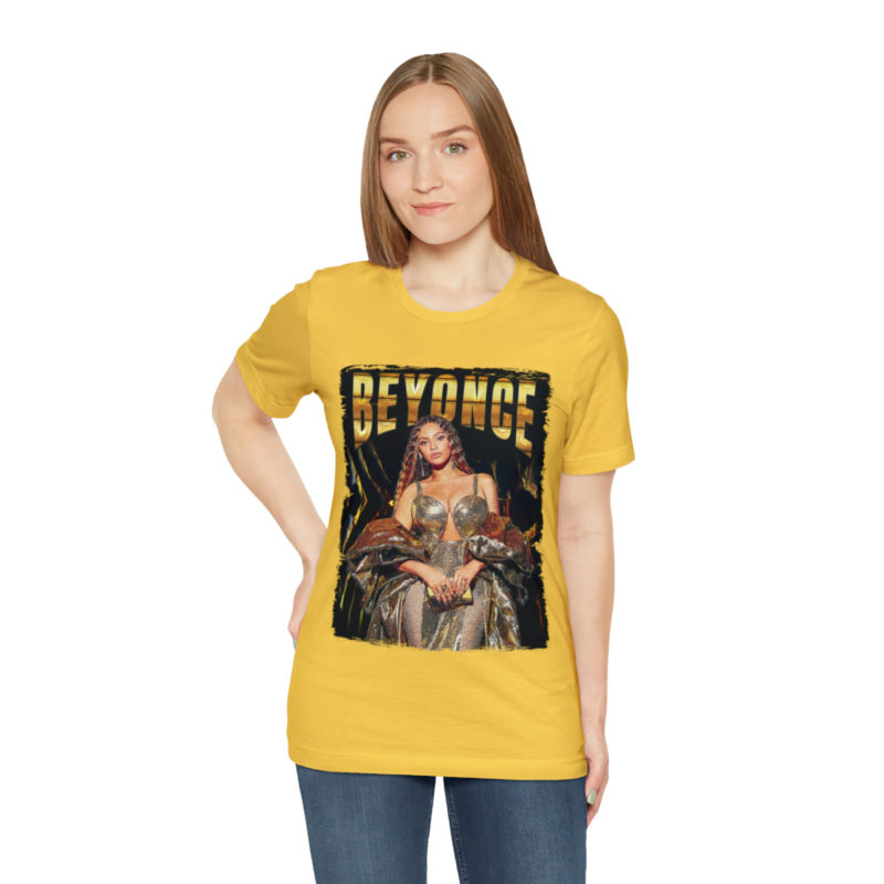 Beyonce Gold Unisex Jersey Short Sleeve Tour T-Shirt - Image 42