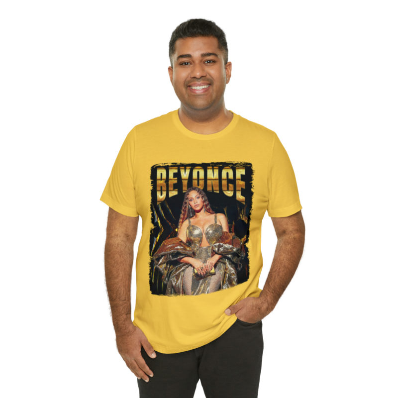 Beyonce Gold Unisex Jersey Short Sleeve Tour T-Shirt - Image 45