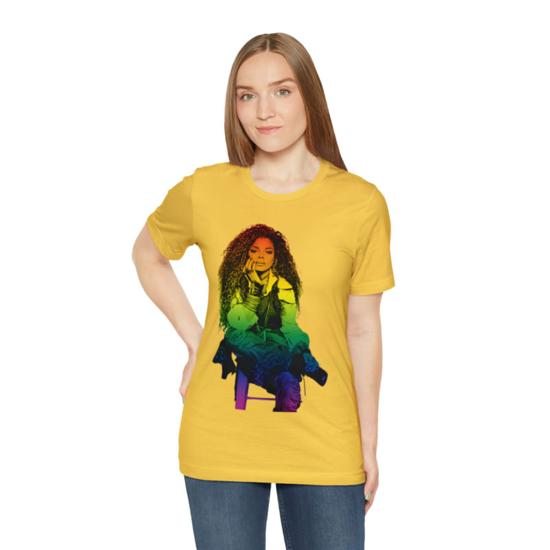 Janet Jackson LGBTQ PRIDE Unisex Jersey Short Sleeve Tee - Image 53