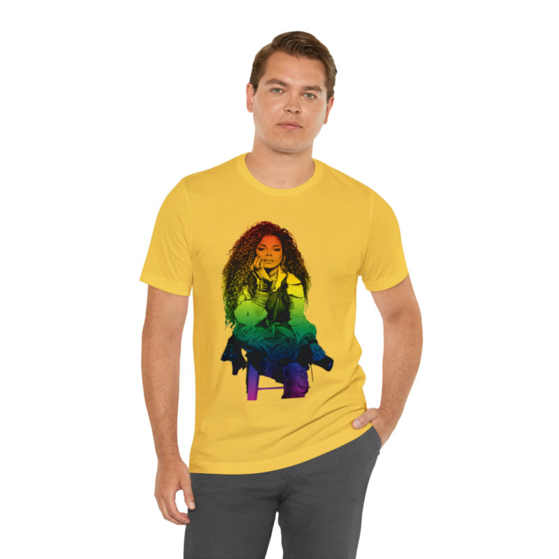 Janet Jackson LGBTQ PRIDE Unisex Jersey Short Sleeve Tee - Image 54