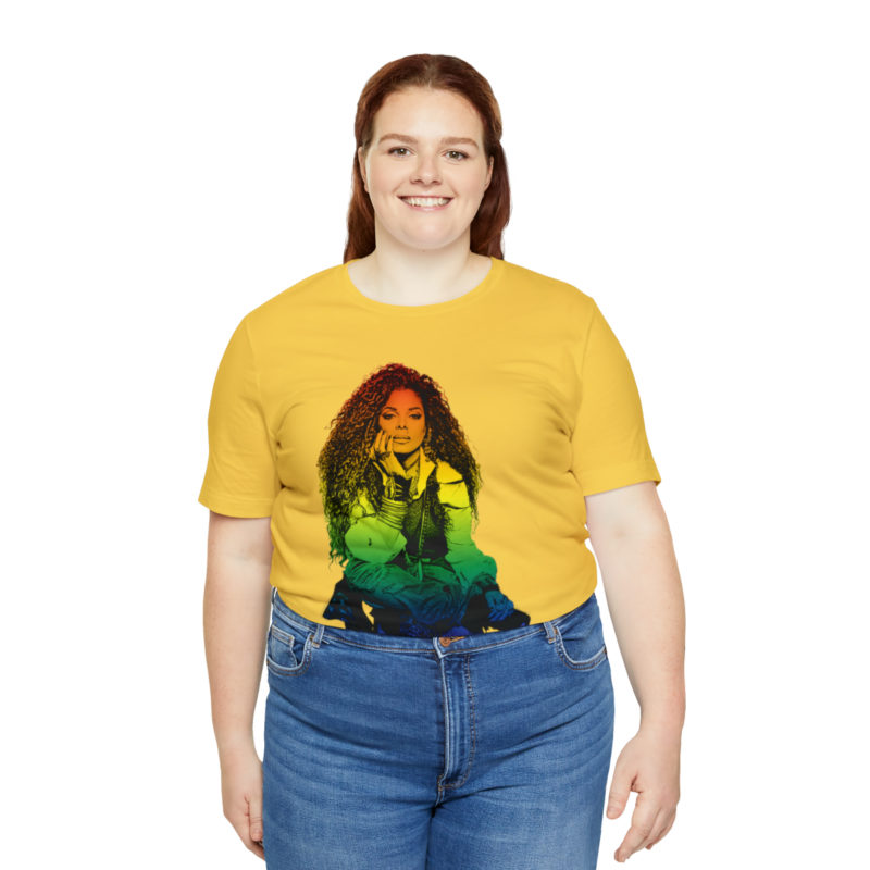 Janet Jackson LGBTQ PRIDE Unisex Jersey Short Sleeve Tee - Image 55