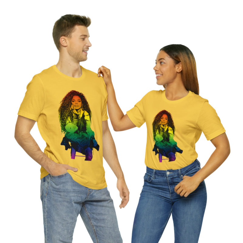 Janet Jackson LGBTQ PRIDE Unisex Jersey Short Sleeve Tee - Image 58