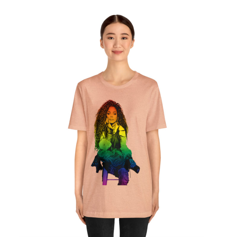 Janet Jackson LGBTQ PRIDE Unisex Jersey Short Sleeve Tee - Image 39