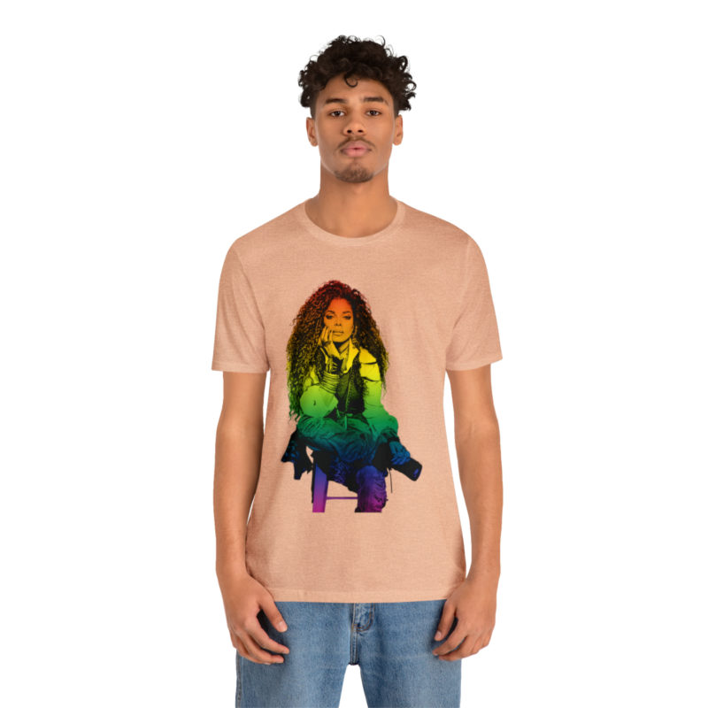 Janet Jackson LGBTQ PRIDE Unisex Jersey Short Sleeve Tee - Image 40