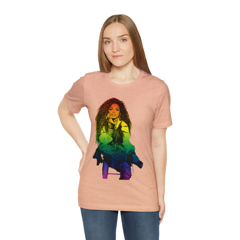 Janet Jackson LGBTQ PRIDE Unisex Jersey Short Sleeve Tee - Image 41