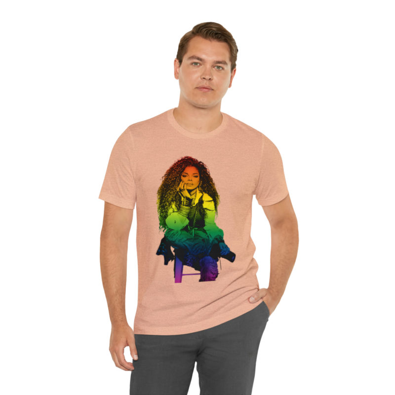 Janet Jackson LGBTQ PRIDE Unisex Jersey Short Sleeve Tee - Image 42