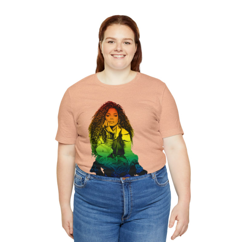 Janet Jackson LGBTQ PRIDE Unisex Jersey Short Sleeve Tee - Image 43