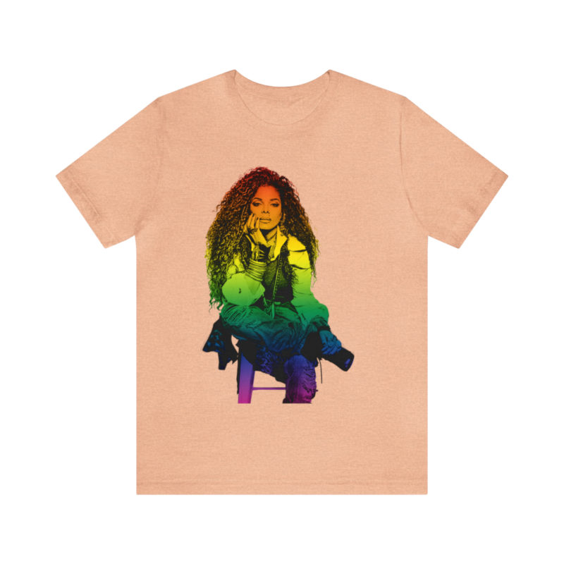 Janet Jackson LGBTQ PRIDE Unisex Jersey Short Sleeve Tee - Image 37