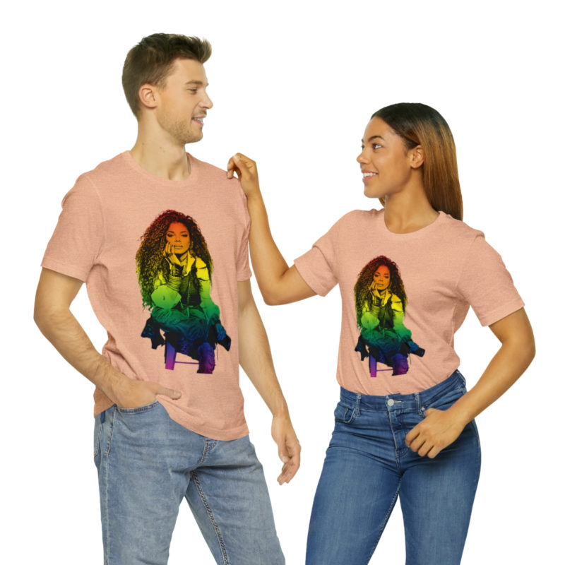 Janet Jackson LGBTQ PRIDE Unisex Jersey Short Sleeve Tee - Image 46
