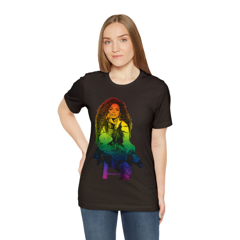 Janet Jackson LGBTQ PRIDE Unisex Jersey Short Sleeve Tee - Image 29