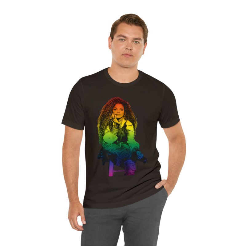 Janet Jackson LGBTQ PRIDE Unisex Jersey Short Sleeve Tee - Image 30