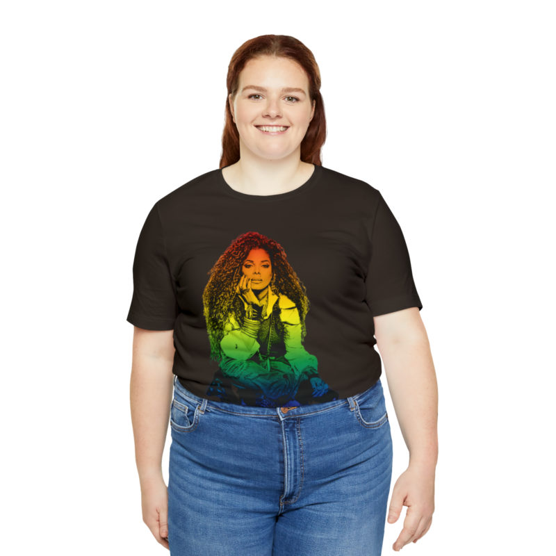 Janet Jackson LGBTQ PRIDE Unisex Jersey Short Sleeve Tee - Image 31