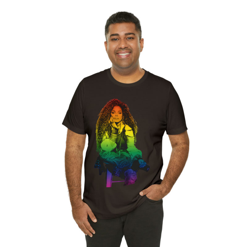 Janet Jackson LGBTQ PRIDE Unisex Jersey Short Sleeve Tee - Image 32