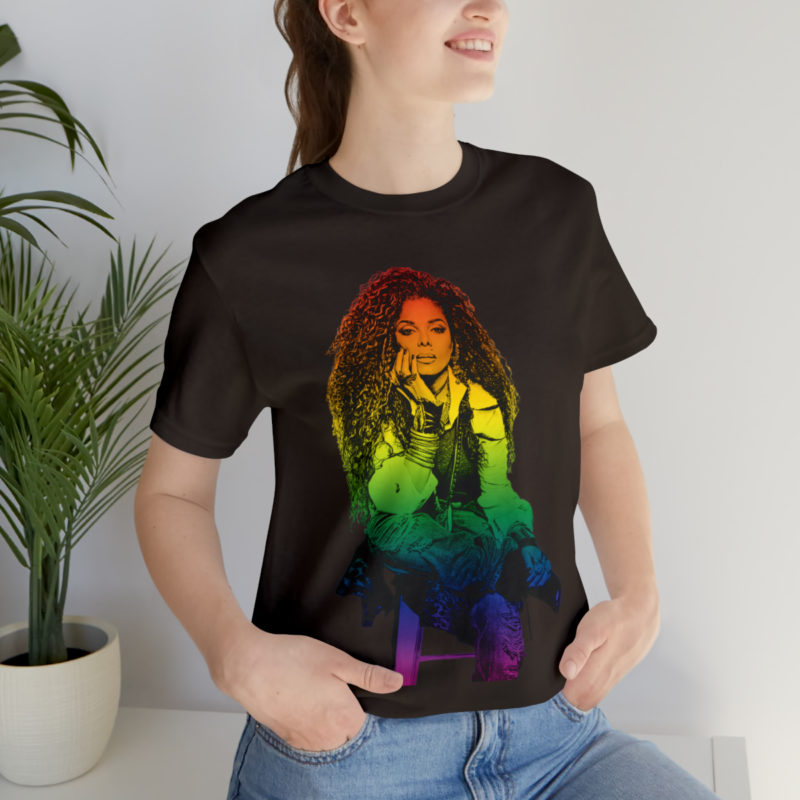 Janet Jackson LGBTQ PRIDE Unisex Jersey Short Sleeve Tee - Image 33