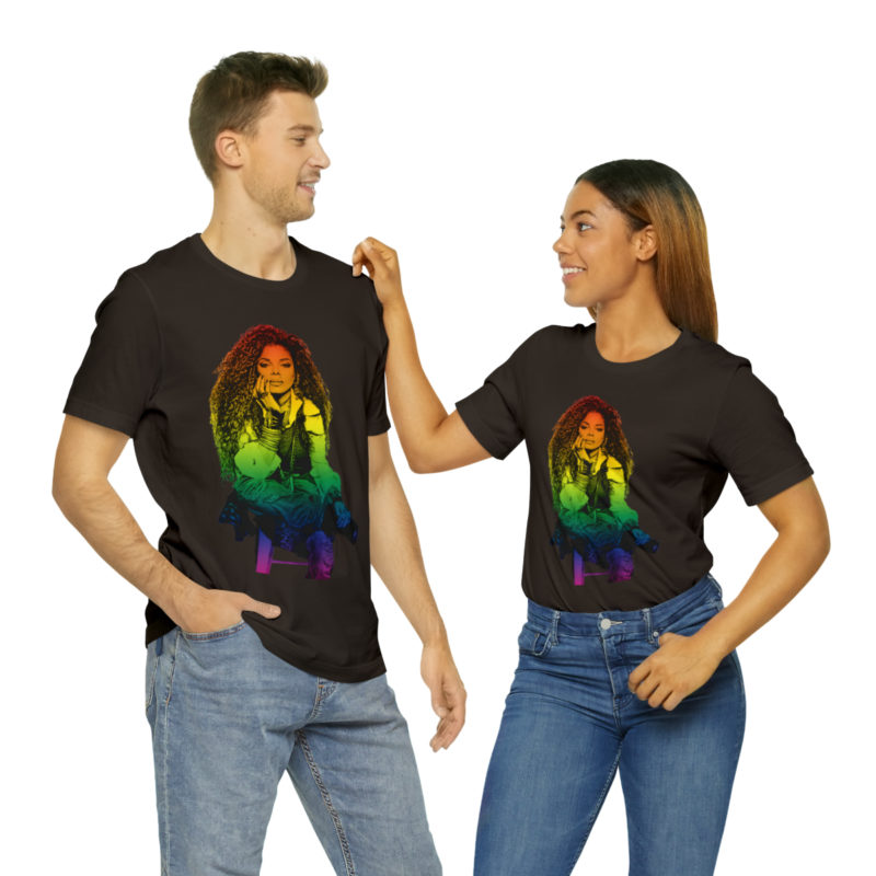 Janet Jackson LGBTQ PRIDE Unisex Jersey Short Sleeve Tee - Image 34
