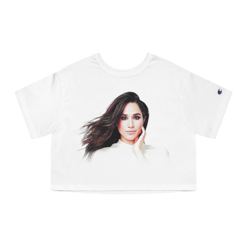 The Duchess of Sussex Meghan Markle Minimalist Champion Women's Heritage Cropped T-Shirt - Image 2