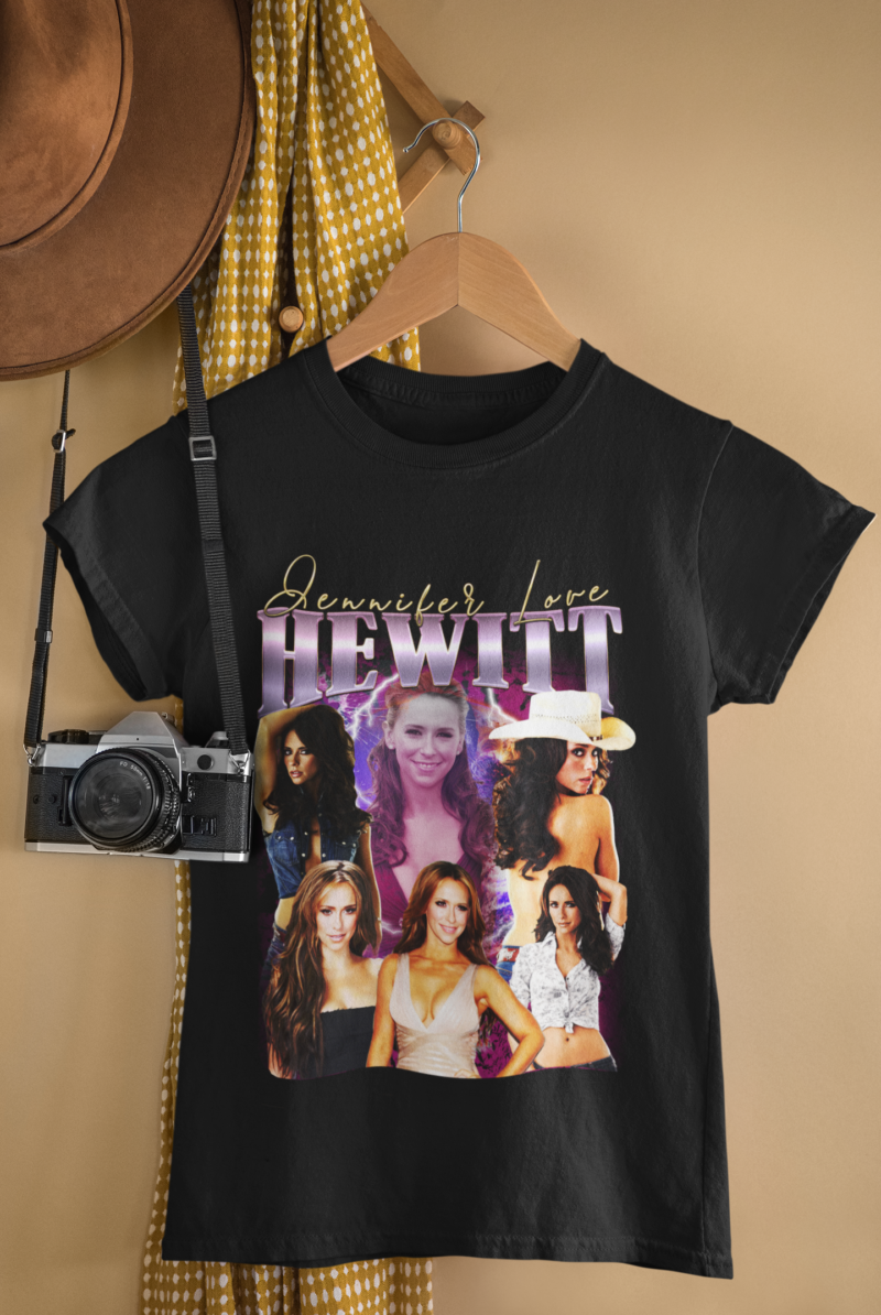 Bootleg Jennifer Love Hewitt T-Shirt | Late 90's Early 2000's Unisex Tee | Y2k Fan T-Shirt - Image 3